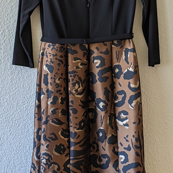 Eliza J embellished multi media trumpet gown - Picture 6 of 8